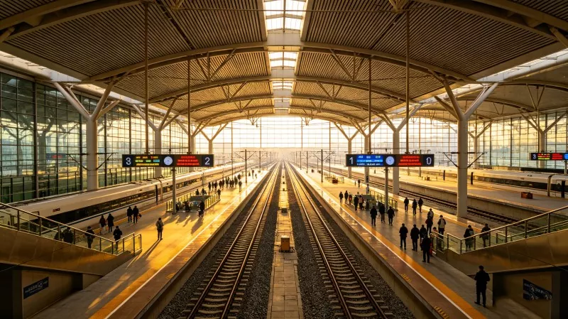 Steel Structured High Speed Rail Hub Station