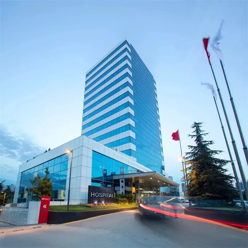 მოდულური ჰოსპიტალის ფოლადის კარკასის შენობა