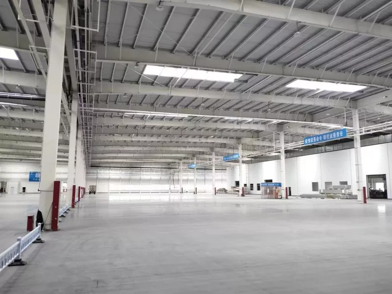 Multi Span Steel Constructure საწყობის მშენებლობა