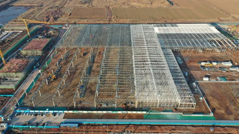 Steel Express მიწოდების სადისტრიბუციო ცენტრის მშენებლობა